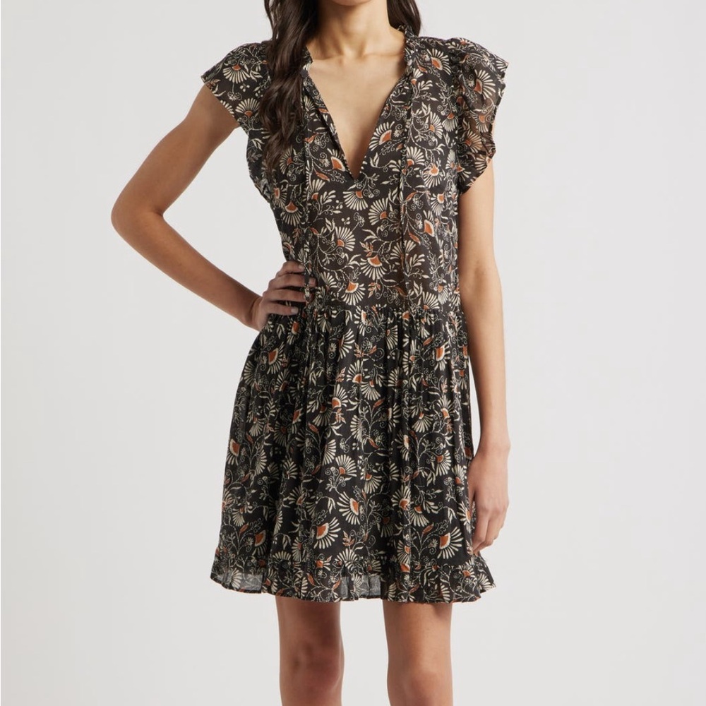 NWT Rails Zinnia Dress Floral Print Cassia Size Small